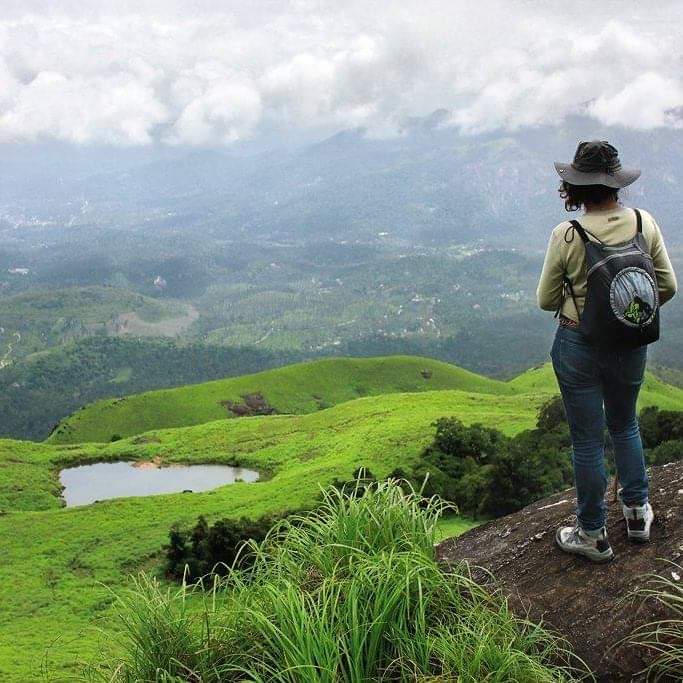 Wayanad- Chembra Peak's heart-shaped lake