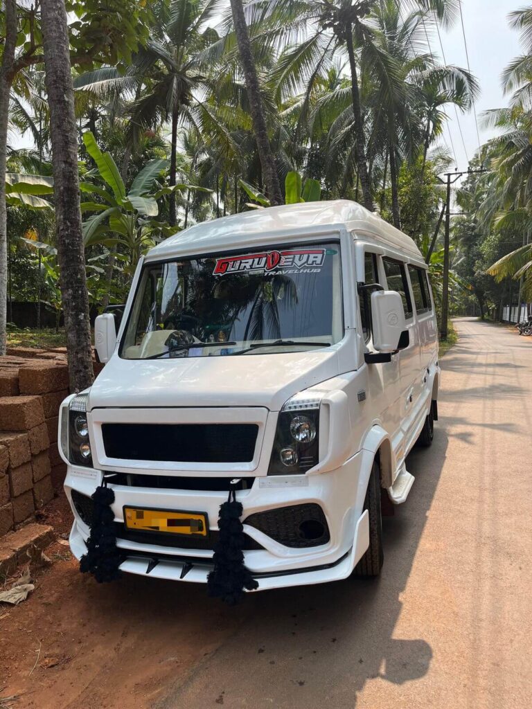 14 seater tempo traveller rental in Wayanad, Calicut